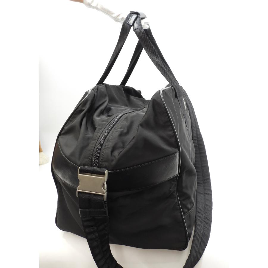 PRADA（プラダ） s付ボストンバッグ大 ナイロン 黒 トラベル 旅行用