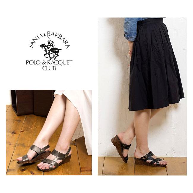 Santa Barbara Polo & Racquet Club サンダル レディース 歩きやすい