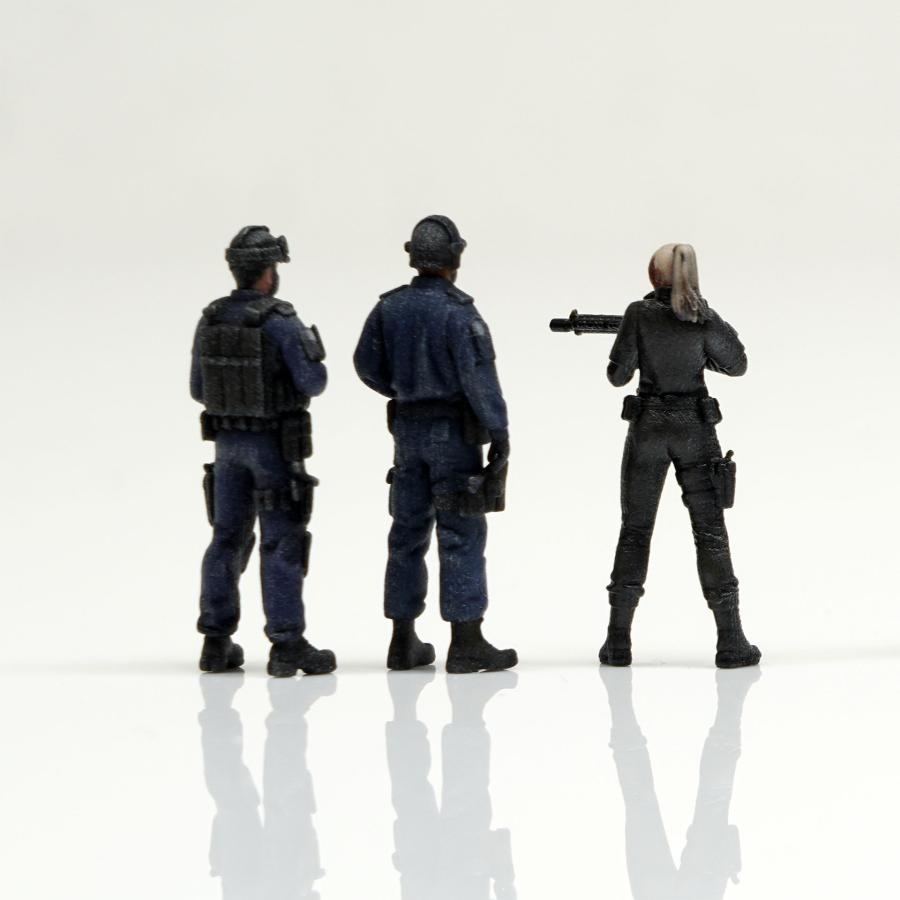figreal 1/64 特殊部隊セット001 3体 彩色済みフィギュア : 箱庭技研
