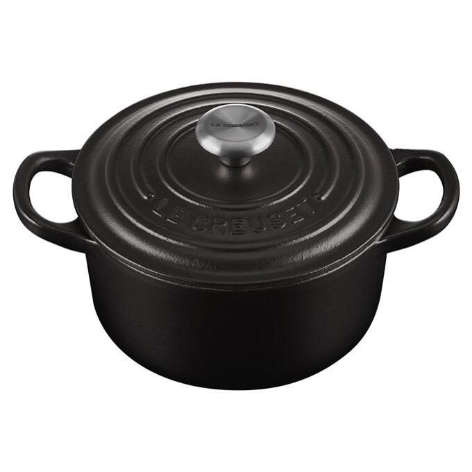 ココット・ロンド 【シグニチャー 14cm / マットブラック】LECREUSET