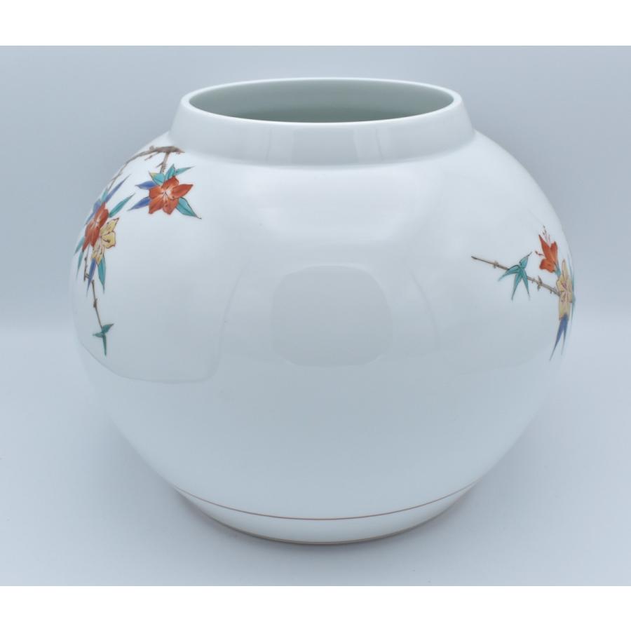 有田焼 花瓶 奥川俊右ェ門作 錦つつじ花生 item no.2f446 : ハマダヤ