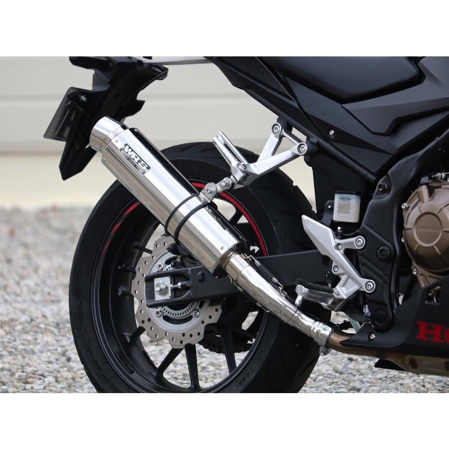 ラウンドタイプスリップオンマフラー ステンレスサイレンサー仕様 WR'S