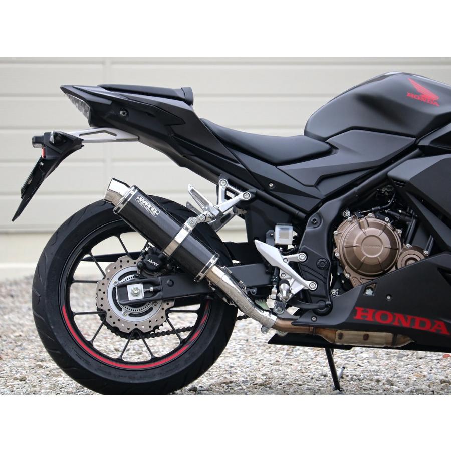 ラウンドタイプスリップオンマフラー カーボンサイレンサー仕様 WR'S