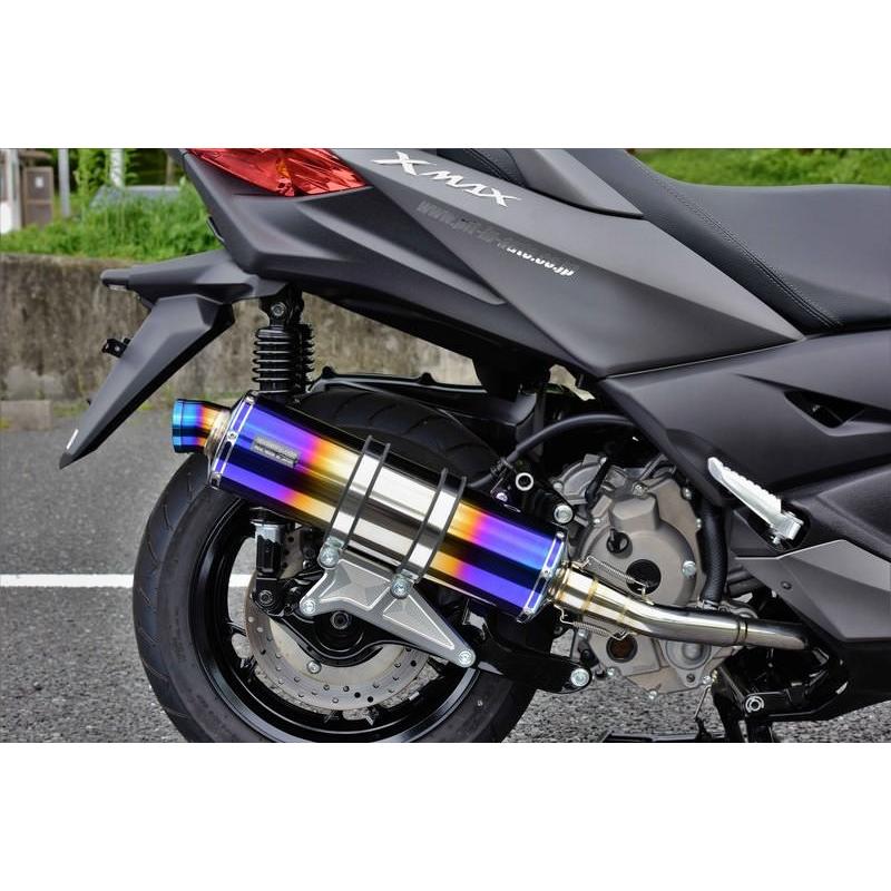 XMAX250（2BK-SG42J）18年 R-EVO マフラー ヒートチタンサイレンサー