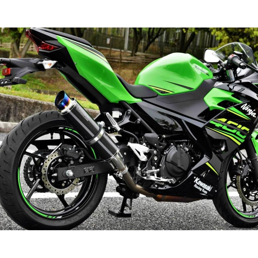 Ninja400（ニンジャ400）18年 R-EVO2 スリップオンマフラー カーボン
