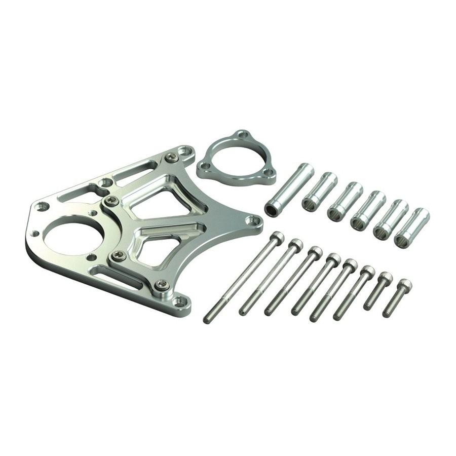 ZRX1200S/R スプロケットカバー with クラッチピストンベース シルバー