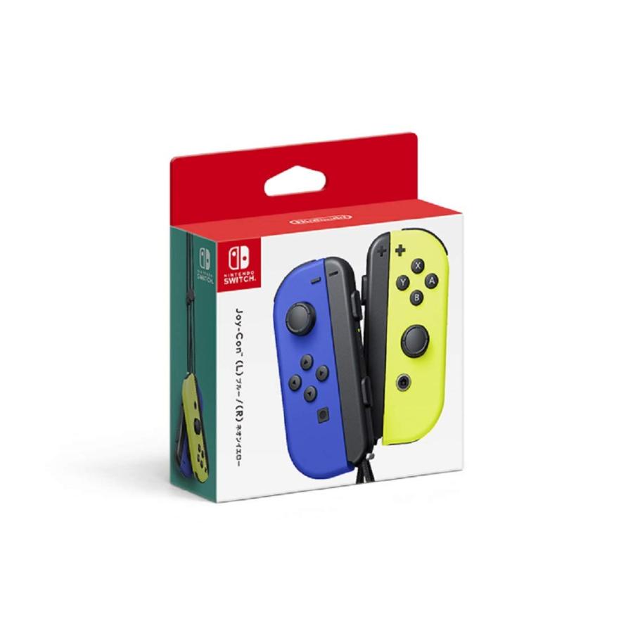 任天堂純正品】Joy-Con(L) ブルー/(R) ネオンイエロー : Mantendo 良品