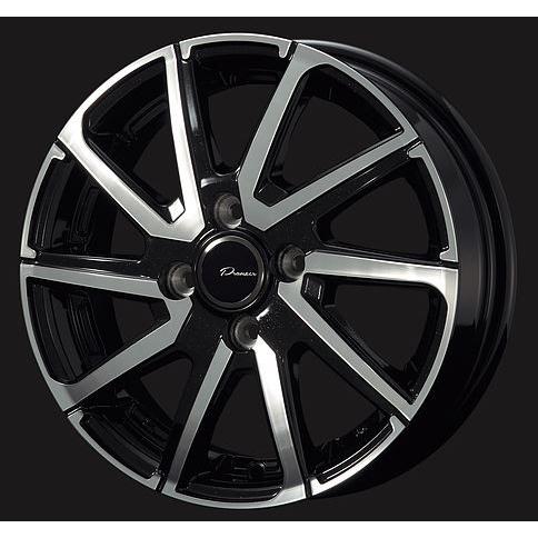 KOSEI PRAUZER LEGRAS 15インチ 4.5J +45 4-100 ダイヤモンドブラック