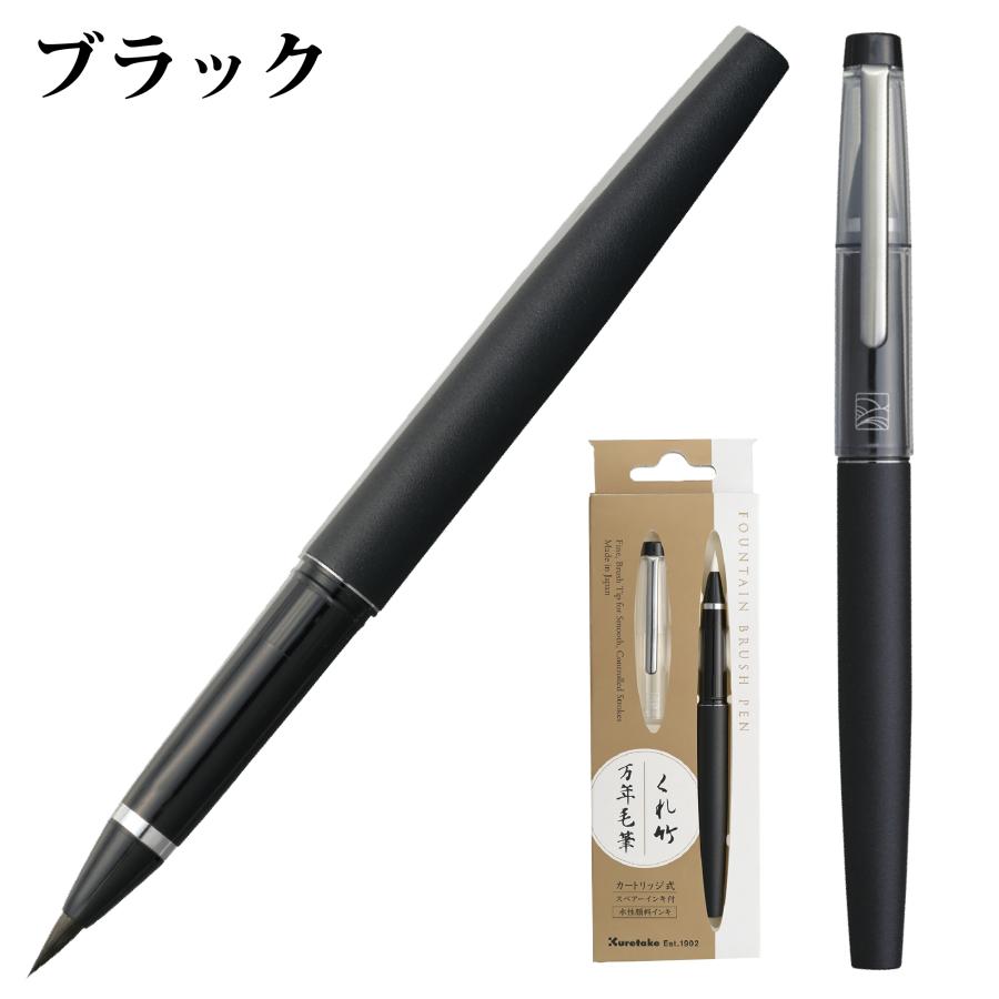 呉竹 くれ竹 万年毛筆 DT120 Kuretake くれたけ 水性顔料インキ 文具