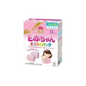 森永乳業 粉ミルク/森永E赤ちゃん エコらくパックつめかえ用（400g×2