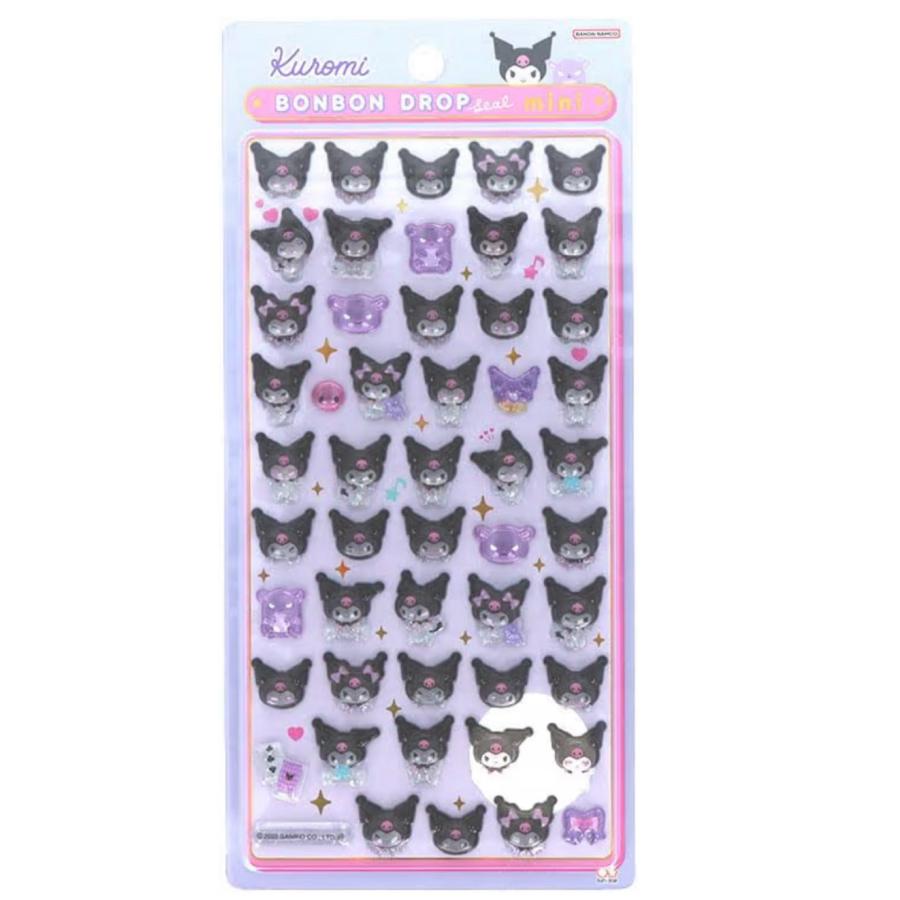 サンスター文具 ボンボンドロップシール ミニ クロミ サンリオ