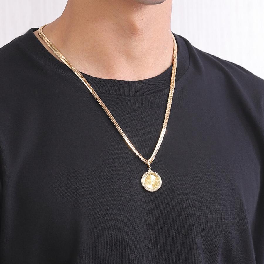 純金 K24 カナダ メイプルリーフ 1/10oz ペンダントトップ K18