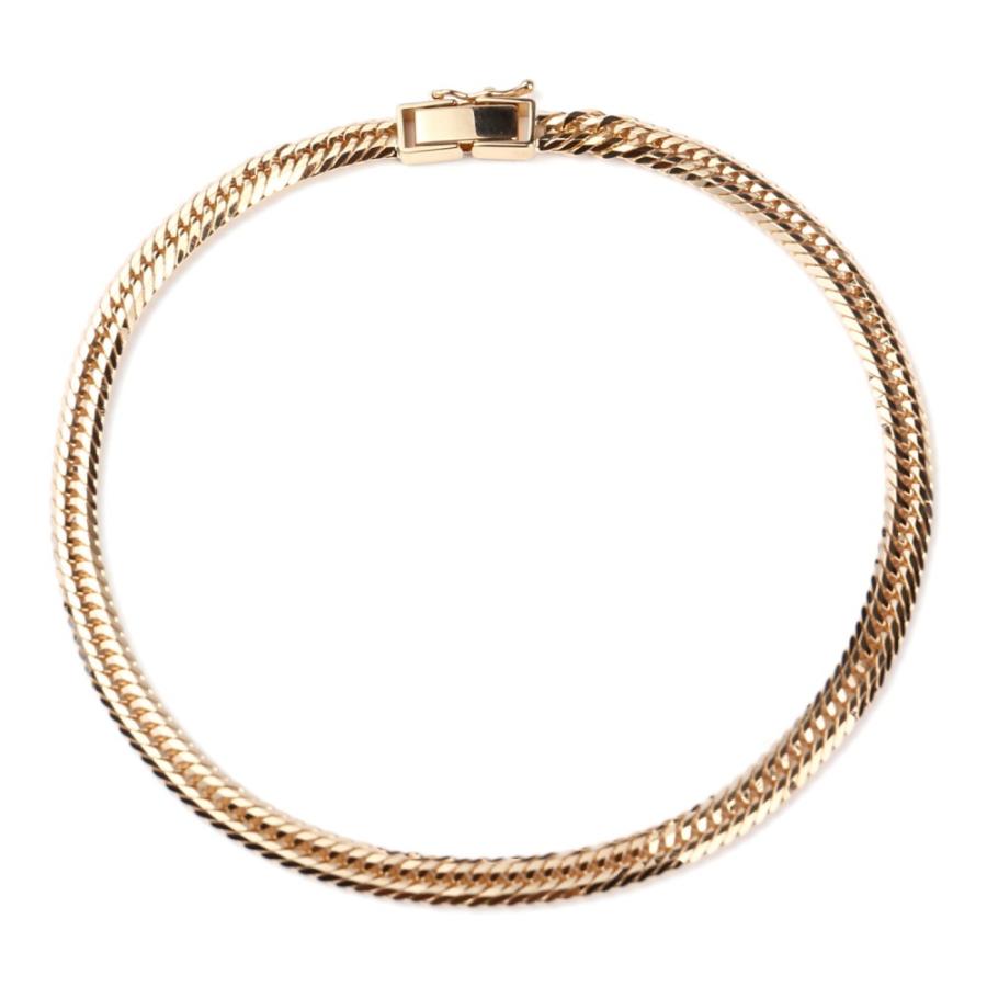 18金 喜平アンクレット 12面 トリプル 12g 23cm ゴールド メンズ