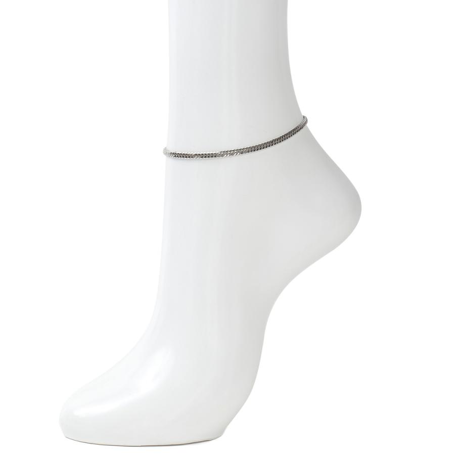 アンクレット プラチナ 喜平 6面ダブル 12g 23cm Pt850 メンズ