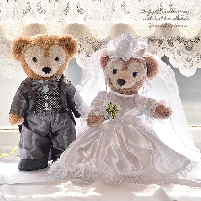 Disney（ディズニー） ダッフィーシェリーメイ ウェディング ペア S