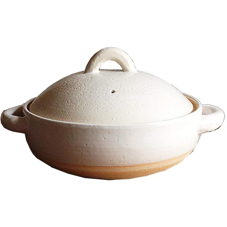 伊賀土鍋 8号 TOJIKI TONYA 伊賀焼 (白と黒2色あり) 日本製 送料無料