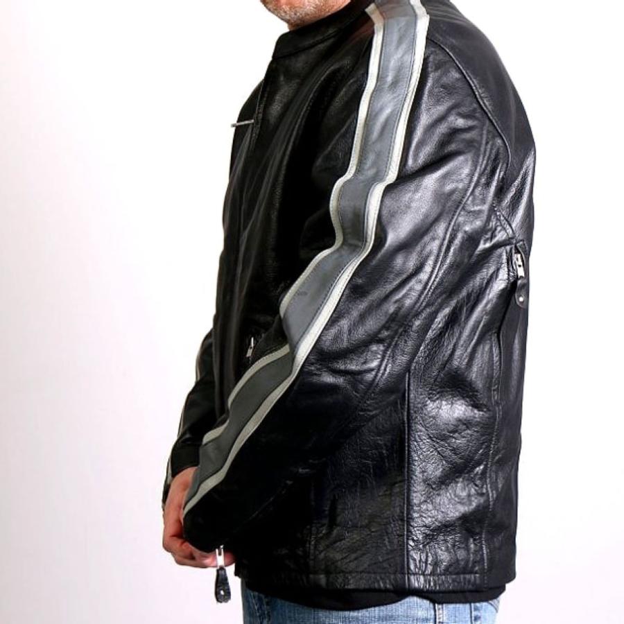 送料無料!】ホットレザー 本革 メンズ モーターサイクル レザー