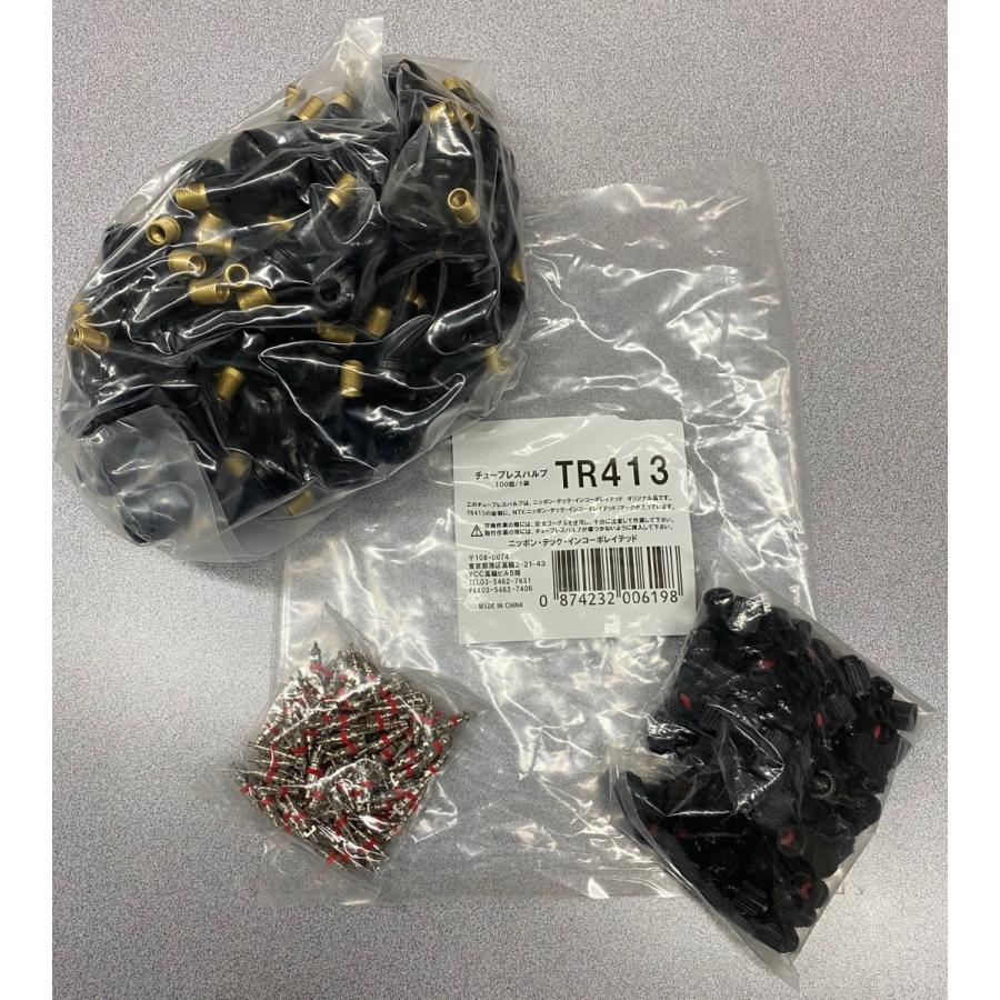 TECH（テック） 【TECH】チューブレスバルブ ○TR-413 ○100個/1袋