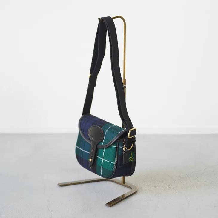 BRADY（ブレディ） | COLNE MINI (green tartan) | LOCHCARRON WOOL
