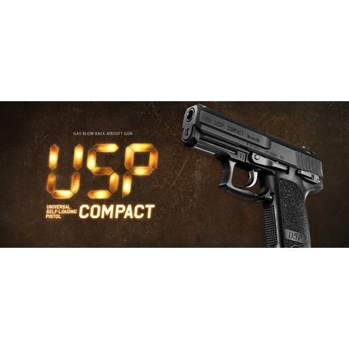 TOKYO MARUI（東京マルイ） フルセット H&K USP コンパクト Black ガス