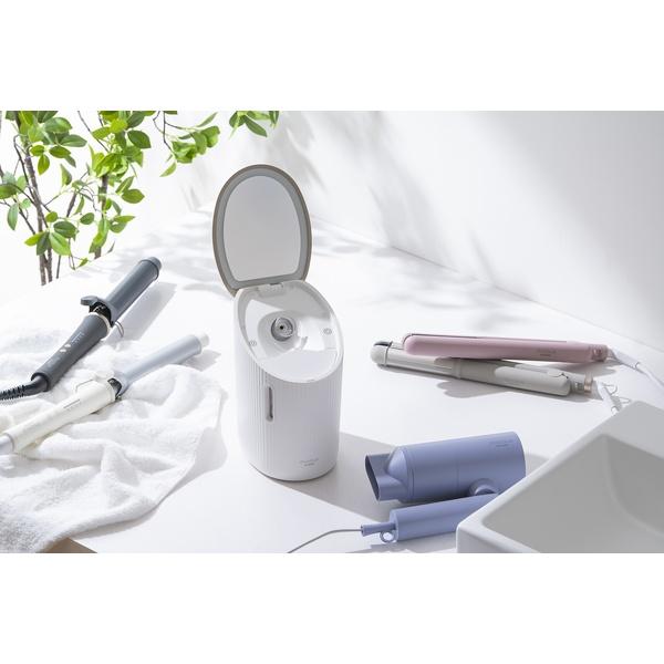 MiCOLA アイリスオーヤマ フェイススチーマー ホワイト FST-101-W (顔