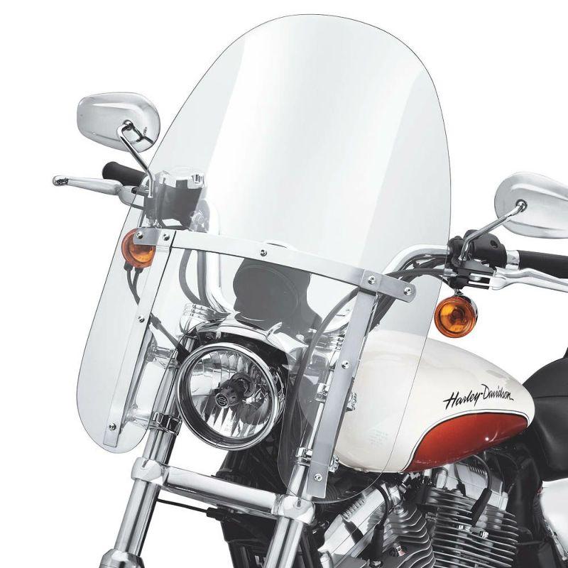 ハーレー純正 クイックリリース・ コンパクトウインドシールド クリア