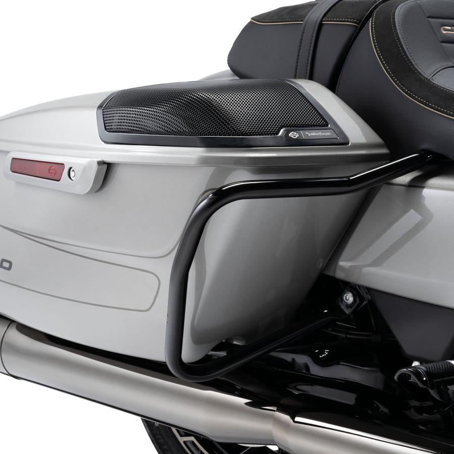 ハーレー純正 リア サドルバッグガード グロスブラック CVOロード