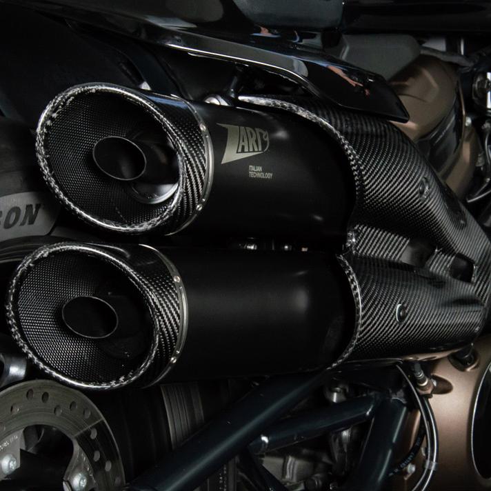 ハーレー Sportster S EURO5 2-1-2フルエキゾーストマフラー(GTエンド