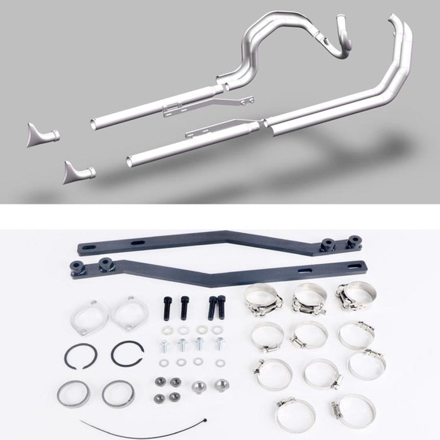 ハーレー 2007〜2017 ソフテイル用 トゥルーデュアル 左右出し 39