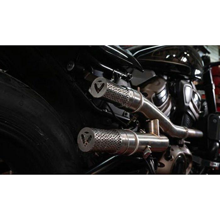 スポーツスターS ハーフフルエキゾーストマフラー/ブラックアウトGP