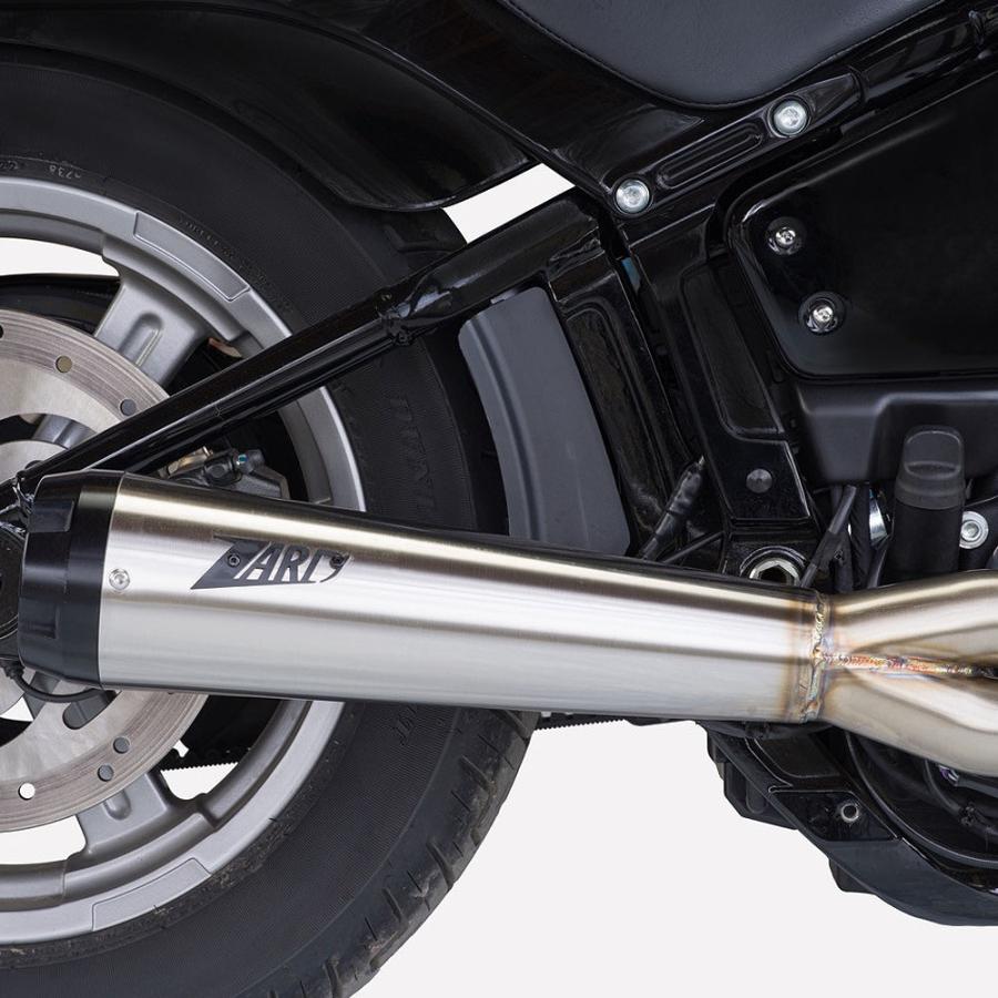 M8ソフテイル 2in1フルエキゾーストマフラー ポリッシュ ZARD : HD