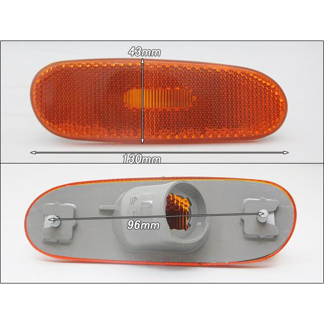 セリカZZT230/TOYOTA/トヨタCELICA純正USサイドマーカーレンズ