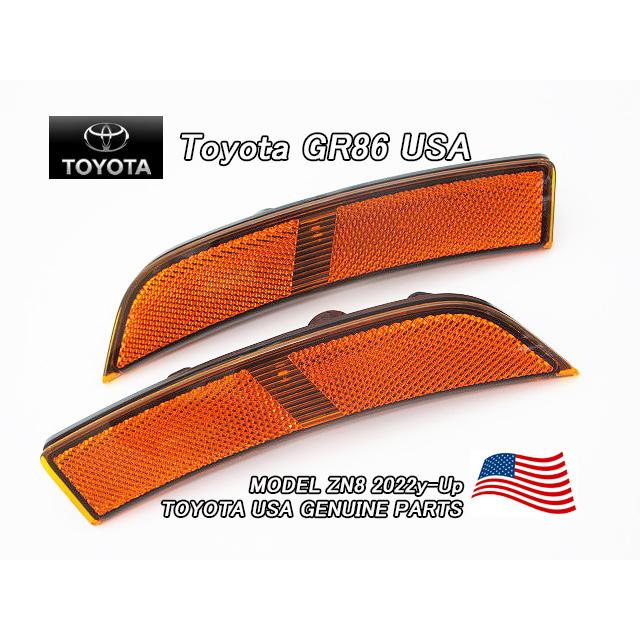 トヨタGR86/TOYOTA/ZN8ハチロク純正サイドマーカーUSフロント左右
