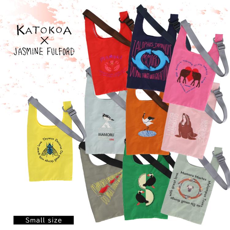 爆買 ／エコバッグ ミニ ショルダー / カトコア×ジャスミンフル
