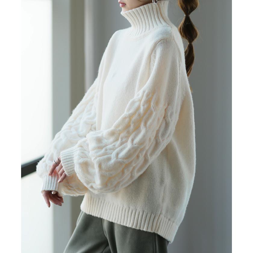 HUG.U（ハグユー） ニット レディース トップス タートルネック