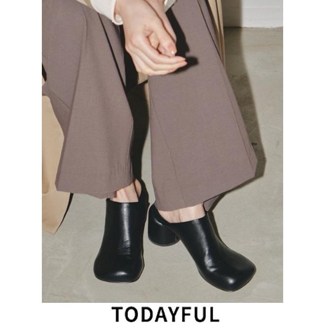 TODAYFUL セール40%OFF! TODAYFUL/トゥデイフル Chunky Heel Sabot