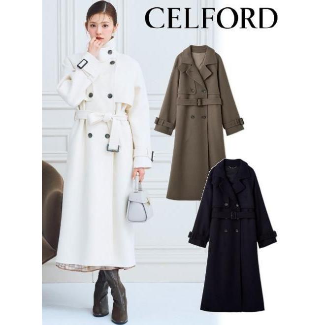 CELFORD（セルフォード） (10%OFF&300円OFF）CELFORD ウール混ロング