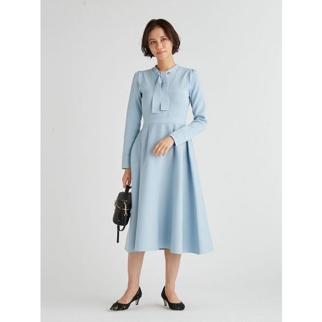 CELFORD（セルフォード） ボウタイニットワンピース 23秋冬 CWNO234108