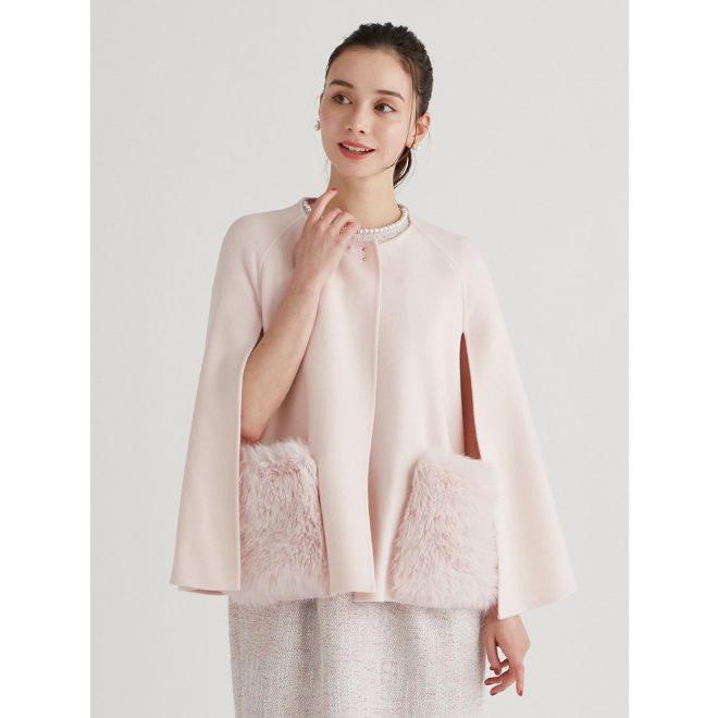 CELFORD（セルフォード） (12%OFF) ファーポケットケープジャケット 24