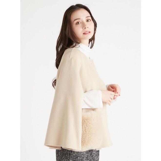 CELFORD（セルフォード） (12%OFF) ファーポケットケープジャケット 24