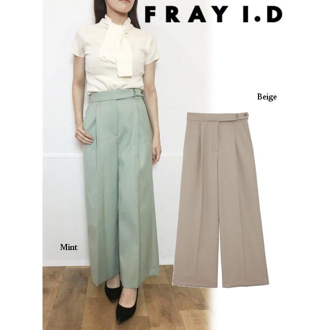 FRAY I.D（フレイ・アイディー） ストレートワイドパンツ 19秋冬