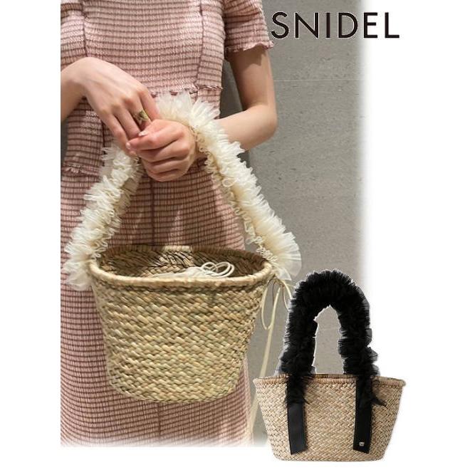 SNIDEL（スナイデル） ブレードチュールバッグ 24春夏.予約 SWGB242602