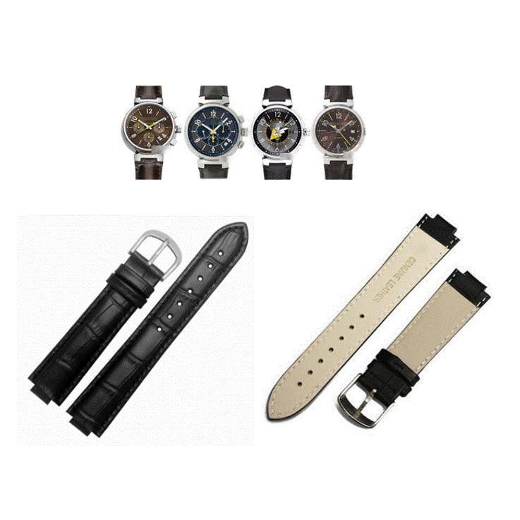 タンブール用 レザーベルト 18mm 22mm ルイヴィトン互換 腕時計