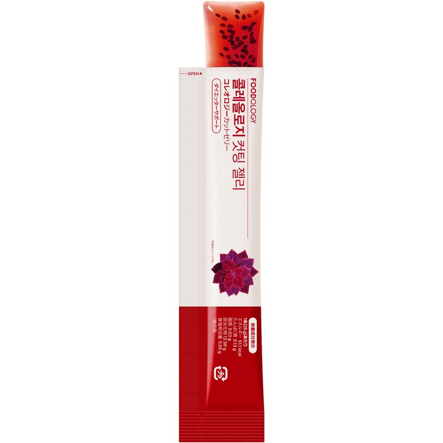 FOODOLOGY コレオロジーカットゼリー(ザクロ味) 30本 ぷるぷるゼリー