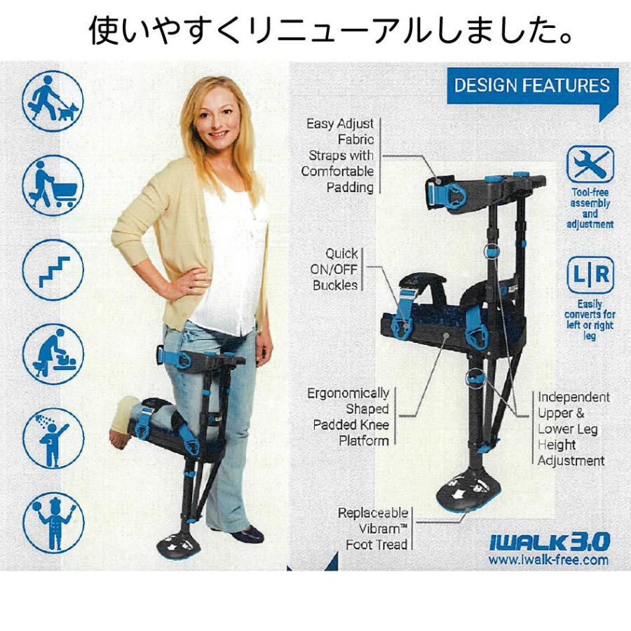 リニューアルしました！アイウォーク・フリー（ニークラッチ iWALK3.0