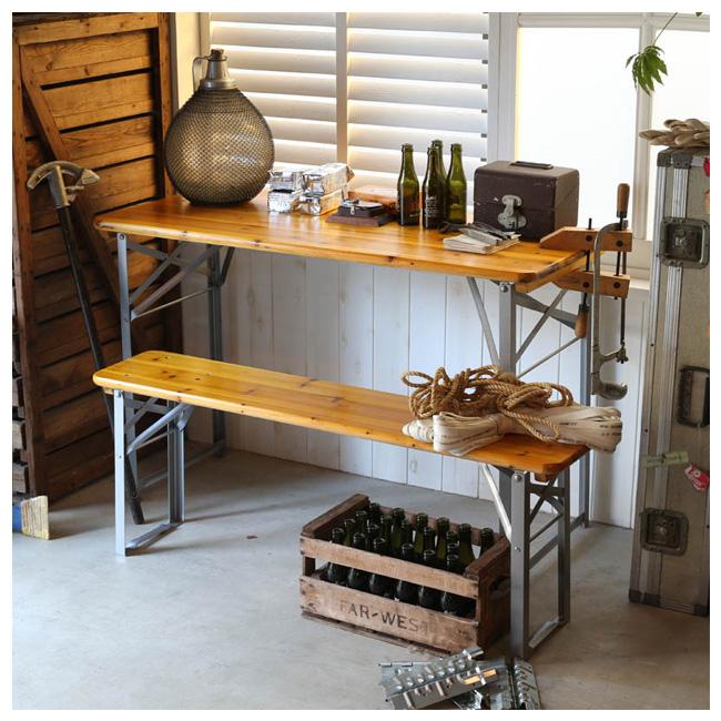 DULTON（ダルトン） BEER TABLE 130 SILVER ビアテーブルシルバー H745