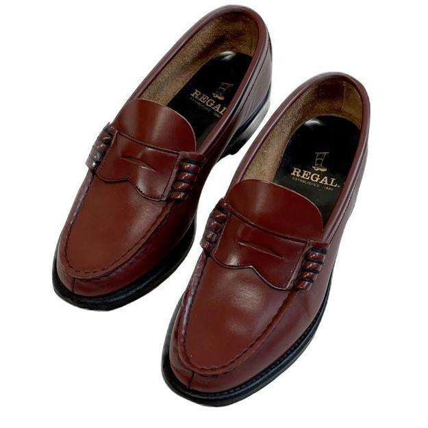 REGAL（リーガル） 通勤 通学 ローファー Loafer 2177 レザー ブラウン