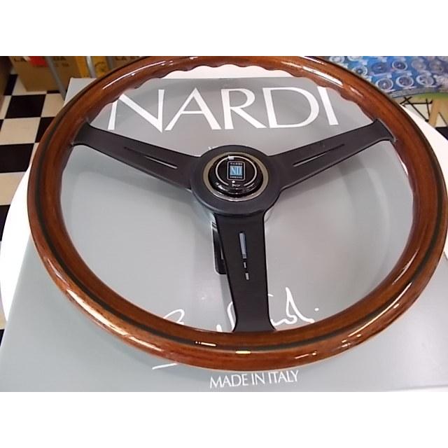 NARDI ナルディ Classic N122 ウッド＆ブラックスポーク 360mm 送料
