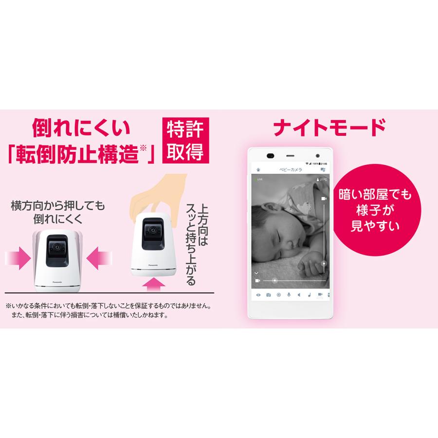 Panasonic（パナソニック） ベビーカメラ （ホワイト） KX-HBC200-W