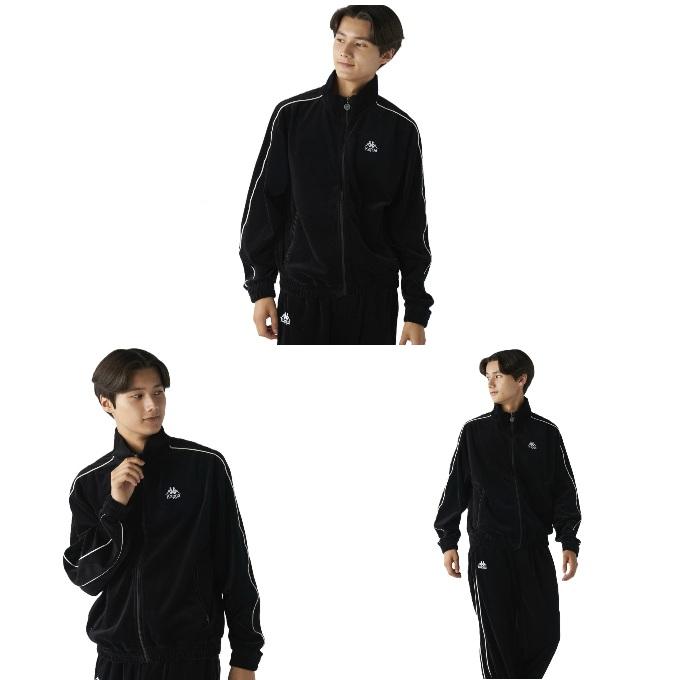 Kappa（カッパ） スウェットジャケット メンズ ベロアトラック